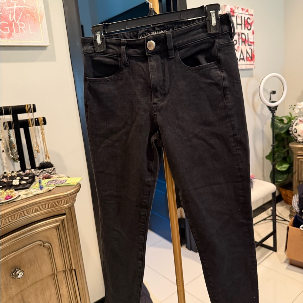 American Eagle Outfitters Women's Black Jeans
